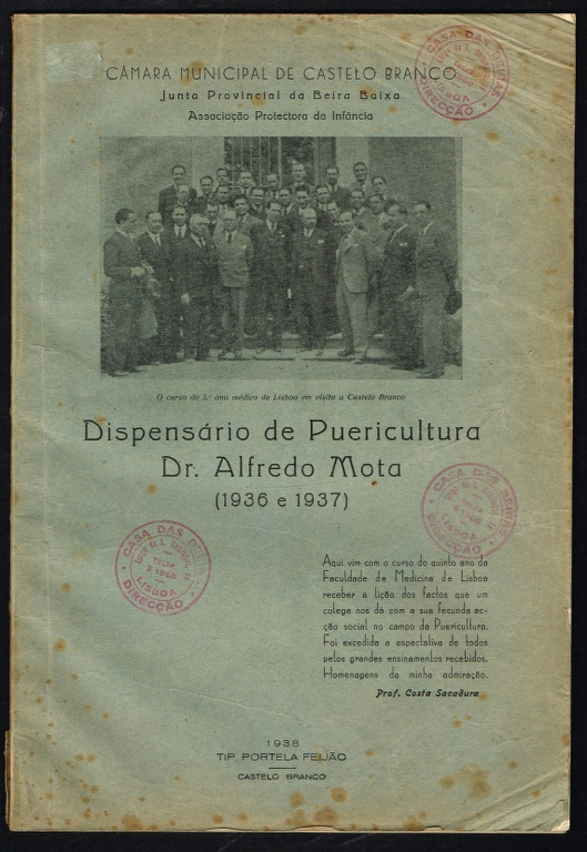 DISPENSRIO DE PUERICULTURA DR. ALFREDO MOTA (1936-1937)